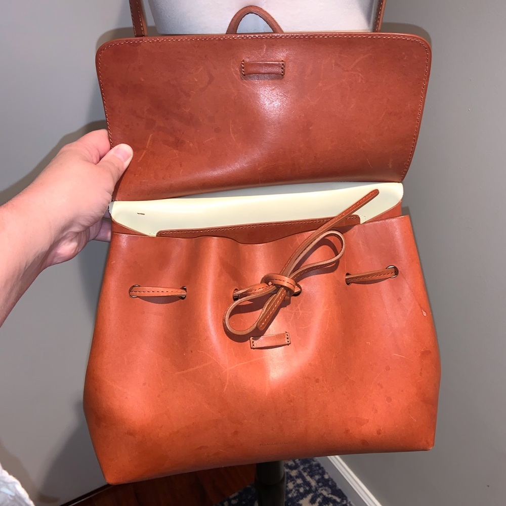 Mansur Gavriel Mini Lady Day Bag with Gold Hardware - Picture 12 of 16